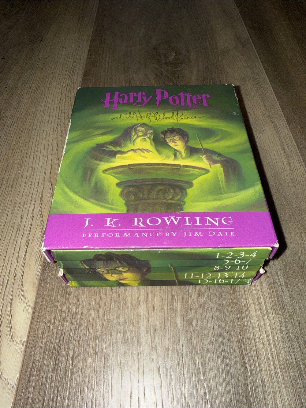 Harry Potter Audiobook Set by J. K. Rowling - *MISSING FINAL DISC*